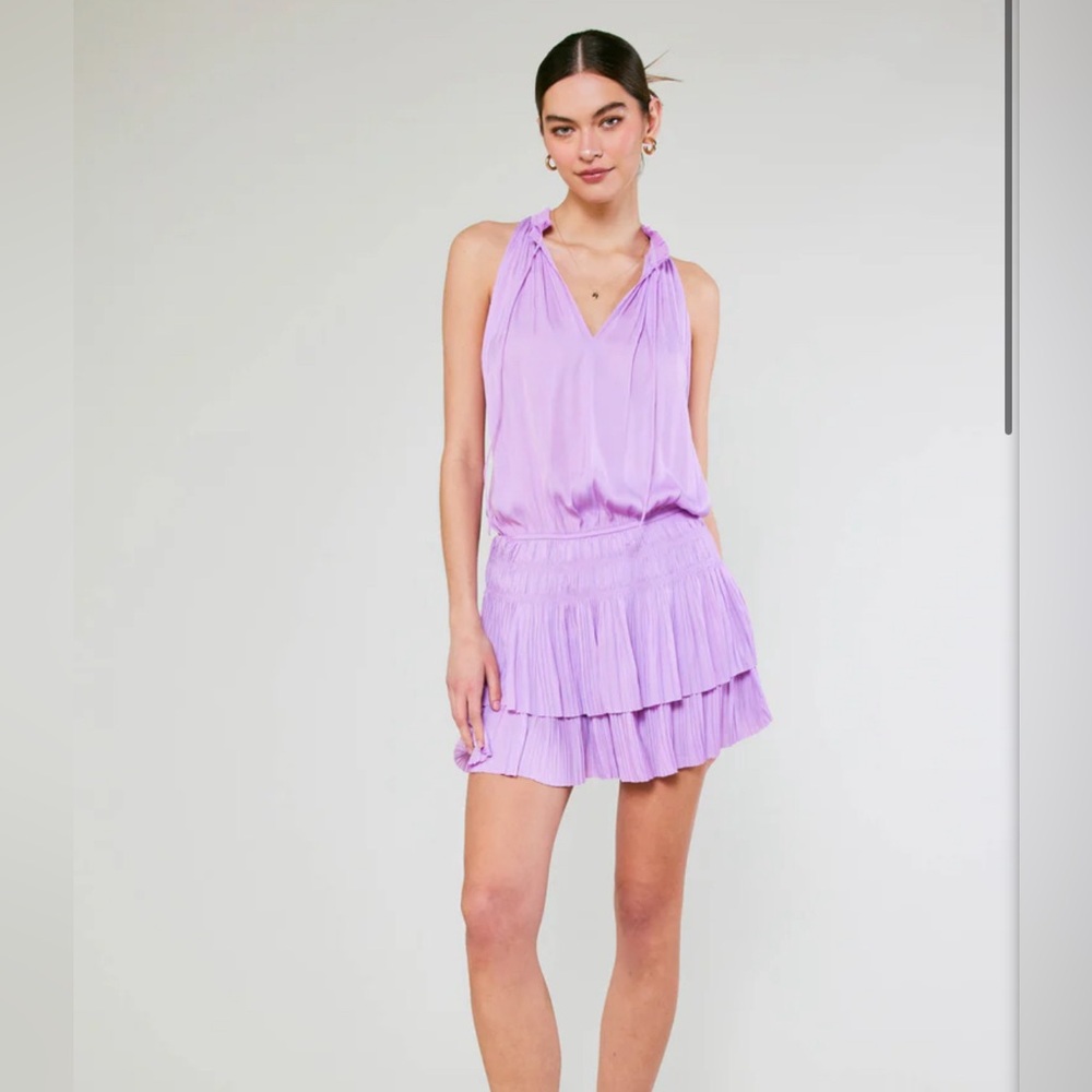 Current air Cara pleated mini dress